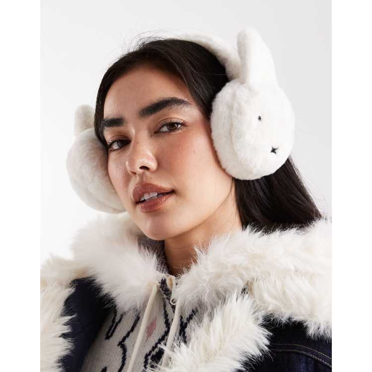 ミッフィー　マフラー　耳あて Daisy Street x Miffy fluffy ear muffs | ASOS