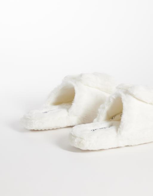 Daisy Street x Miffy fluffy slippers in white, 4 of 4