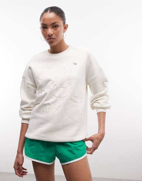 Daisy Street x Miffy graphic sweatshirt in ivory - view 1