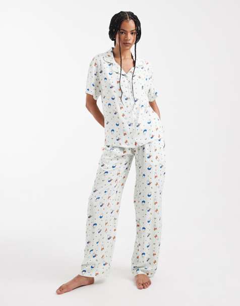 Daisy Street x Miffy – Grönrutig pyjamas med korta ärmar - view 1