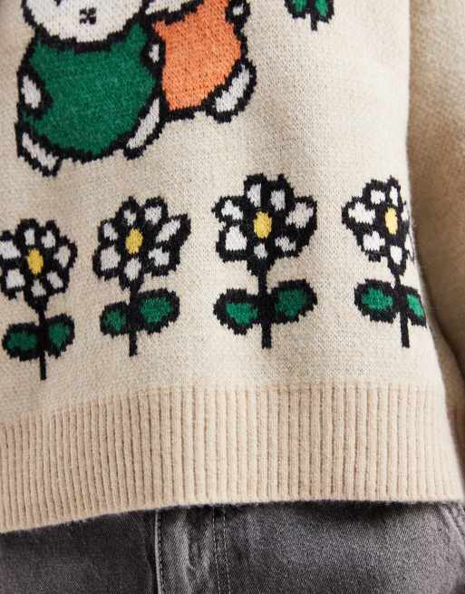 Daisy Street x Miffy – Kremowy dzianinowy sweter, 3 z 4