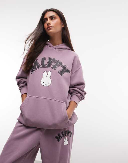 Daisy Street x Miffy tracksuit in dusky pink co-ord, 3 of 3