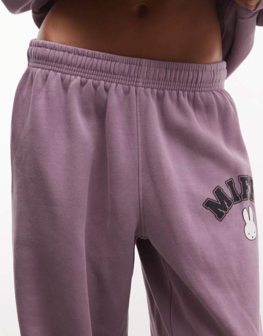 Daisy Street x Miffy pantalon de jogging à revers rose poudré, ensemble 2 pièces, 4 de 5