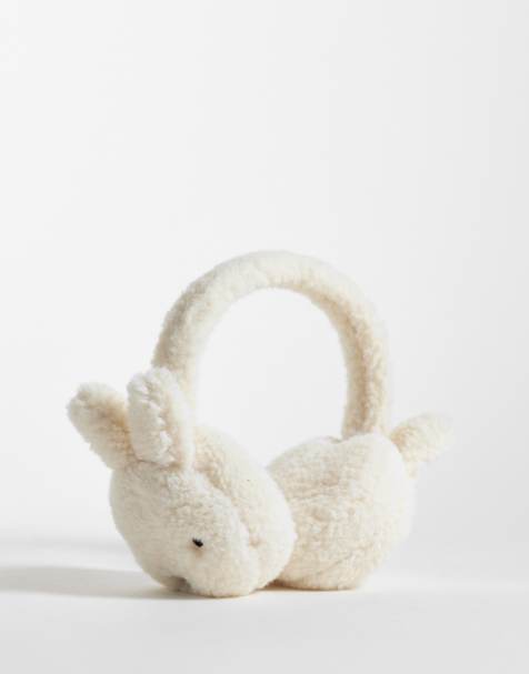 Daisy Street x Miffy white borg earmuffs - view 1