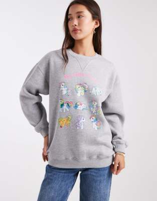 Daisy Street x My Little Pony - Sweatshirt in Grau