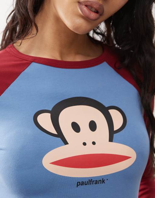 Daisy Street x Paul Frank long sleeve raglan top with julius graphic, 3 of 4