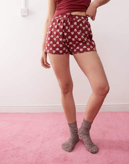 Daisy Street x Paul Frank pyjama shorts with all over print graphic, 3 of 4