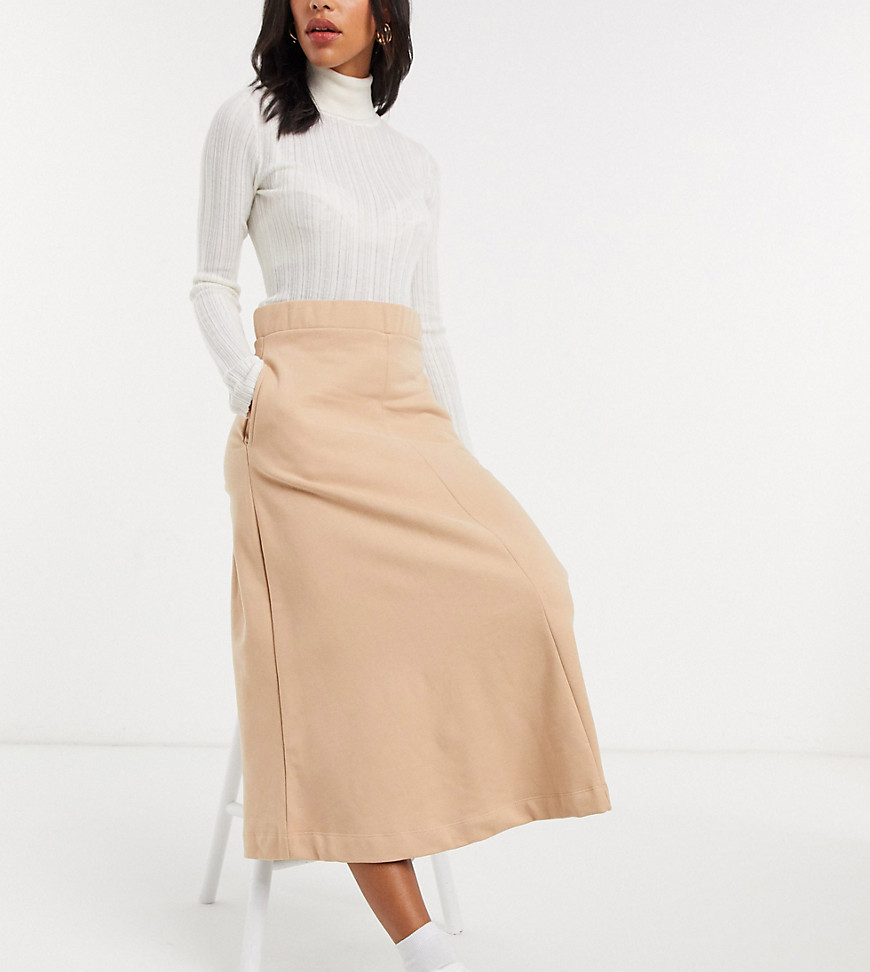 Damson Madder – A-linjeskuren kjol i ekologisk bomull-Neutral