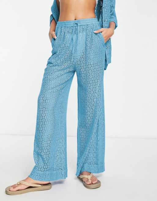 Damson Madder chloe pants in cobalt blue - part of a set | ASOS