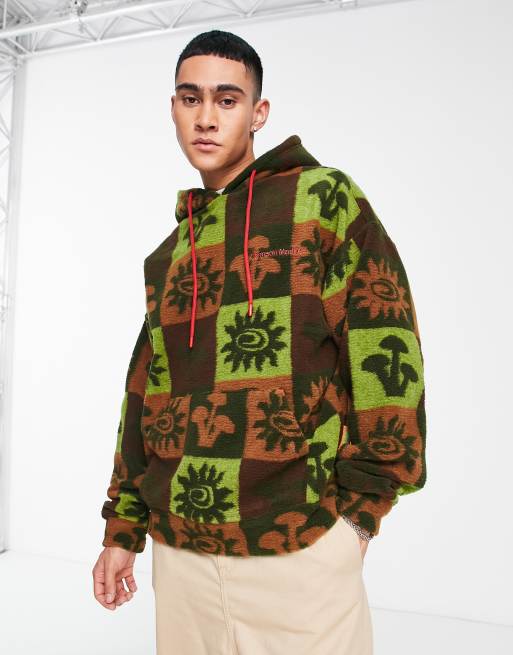 Damson Madder happy day textured hoodie co-ord in multi | ASOS