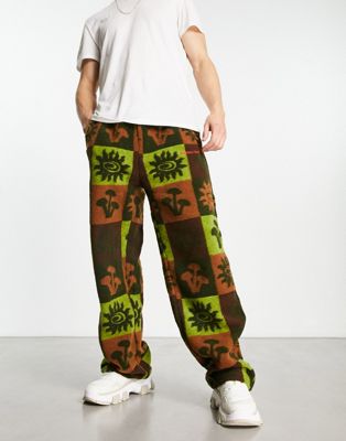 Damson Madder happy day textured jogger co-ord in multi