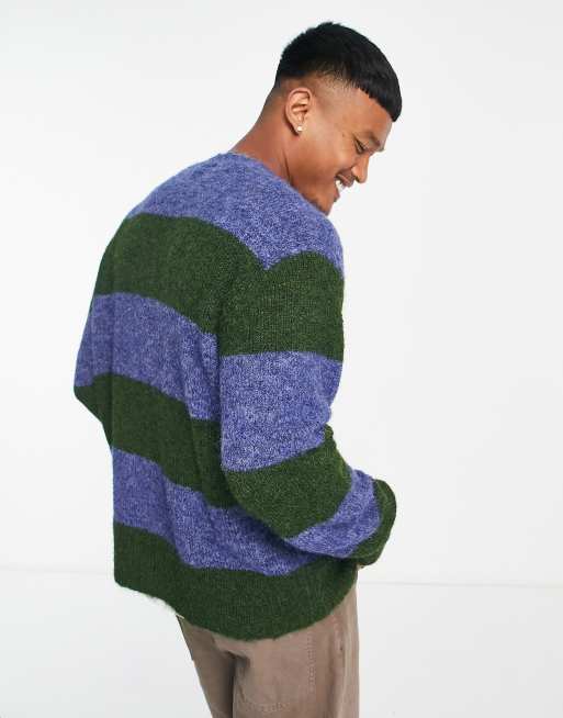 Green and hot sale blue sweater