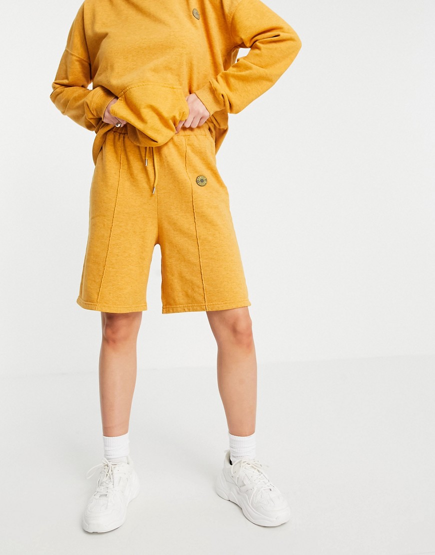 Damson Madder recycled relaxed shorts set-Orange