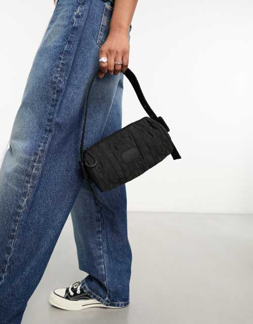 Damson Madder - Sac de sport matelassé à surpiqûres - Noir, 2 de 4