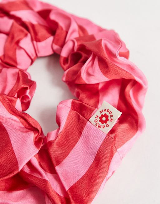DesignB London 2-pack organza mini hair ribbons in pink