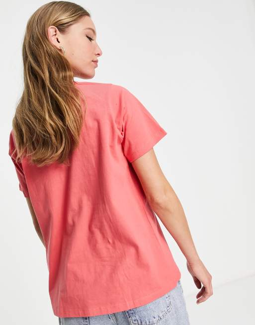 Damson Madder - T-shirt à motif gravé - Rouge délavé, 2 de 4