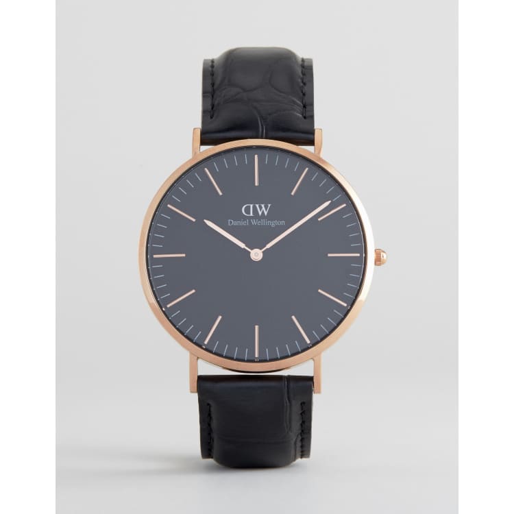 Daniel wellington best sale reading black