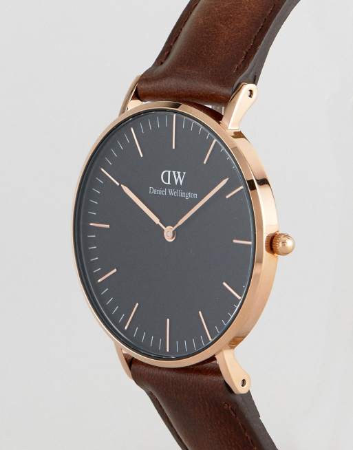 Daniel wellington classic discount black bristol 36mm