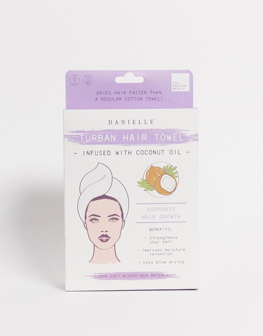 Danielle Creations Coconut Oil Hair Turban-No Colour