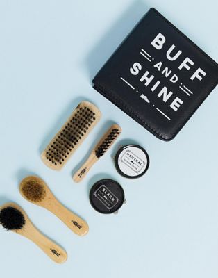 buff and shine shoe polish kit