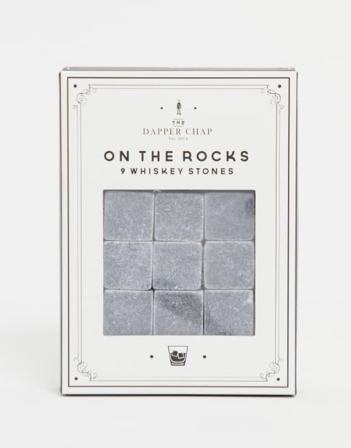 Dapper Chap – on the rocks – Set mit 9 Whiskey-Steinen