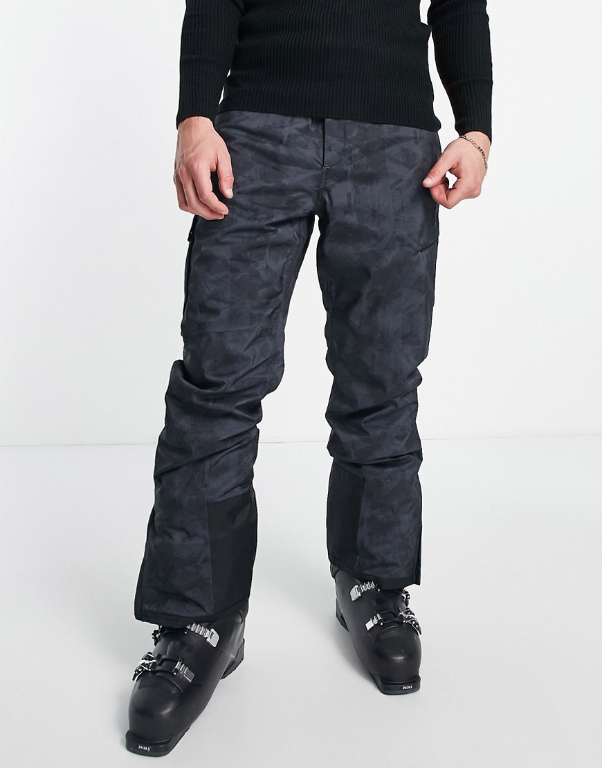 Dare 2B Absolute Ii Ski Trousers In Black Sketch Print