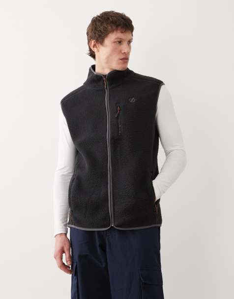 Dare 2b - Bodywarmer van borg met rits in zwart - view 1