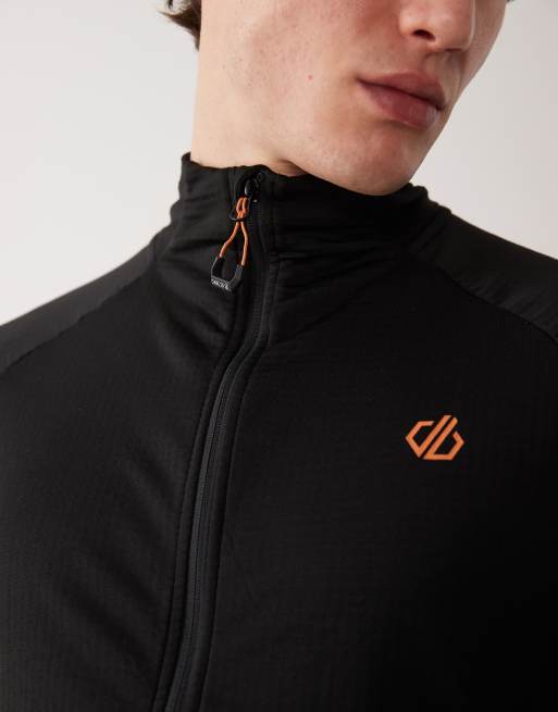 Dare 2b Fuse Up II Sous-Couche Technique Homme - Midlayer Stretch Séchage Rapide 1/2 Zip