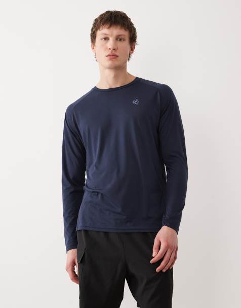 Dare 2b Breathable quick-dry agile long sleeved t-shirt in navy