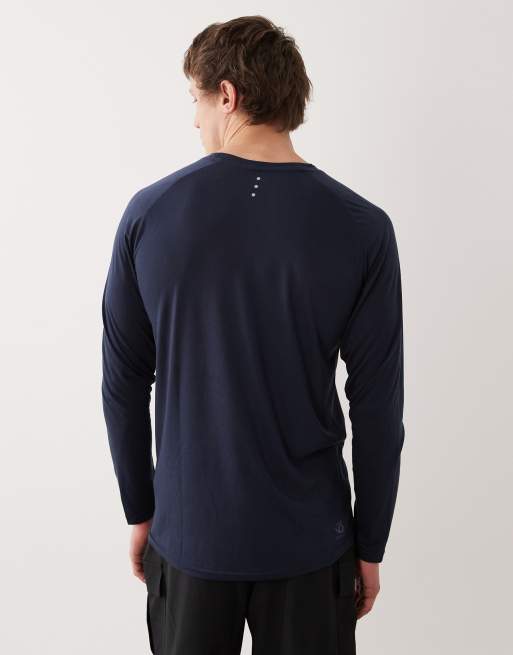 Dare 2b Breathable quick-dry agile long sleeved t-shirt in navy, 3 of 5