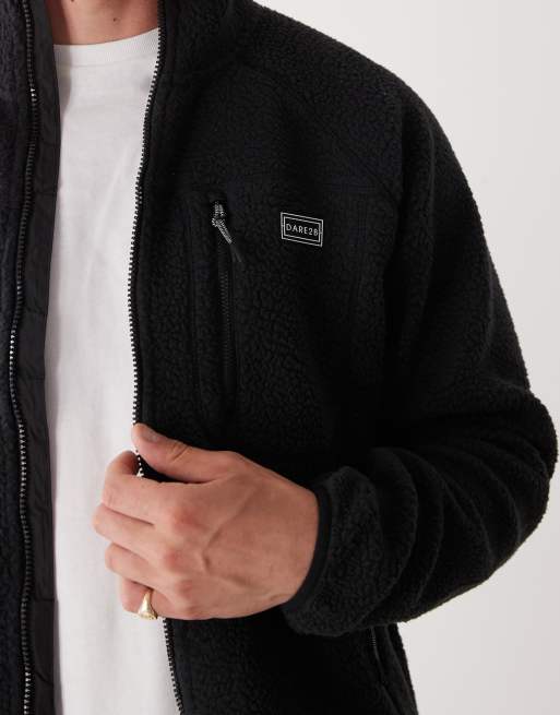 Dare 2b Camber fleece in black, 5 of 5