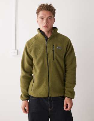 Camber - Fleece-Jacke in Grün Grün S
