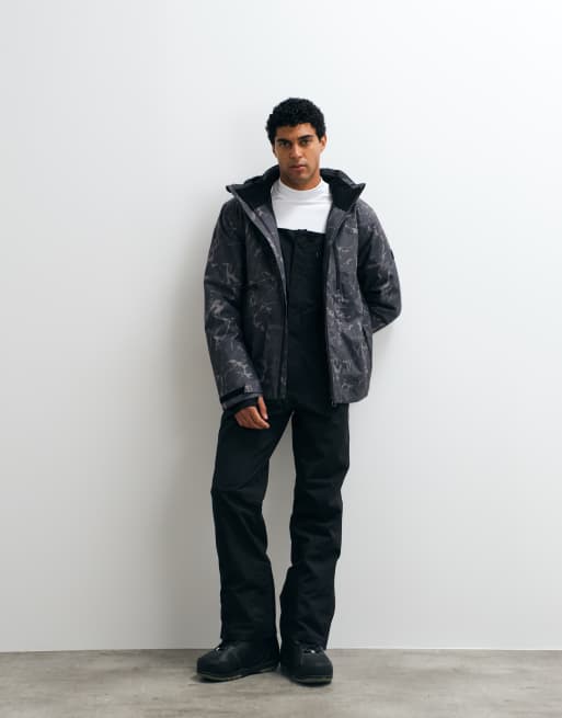 Dare 2b - chaqueta impermeable con baseplate y aislamiento en estampado dark cracked, 2 de 5