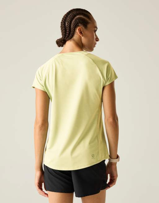 Dare 2b - Corral - Lichtgewicht T-shirt in gewaxt geel, 2 van 4