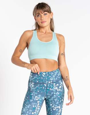 Dare 2b Dont sweat it bra in canton green marl - ASOS Price Checker