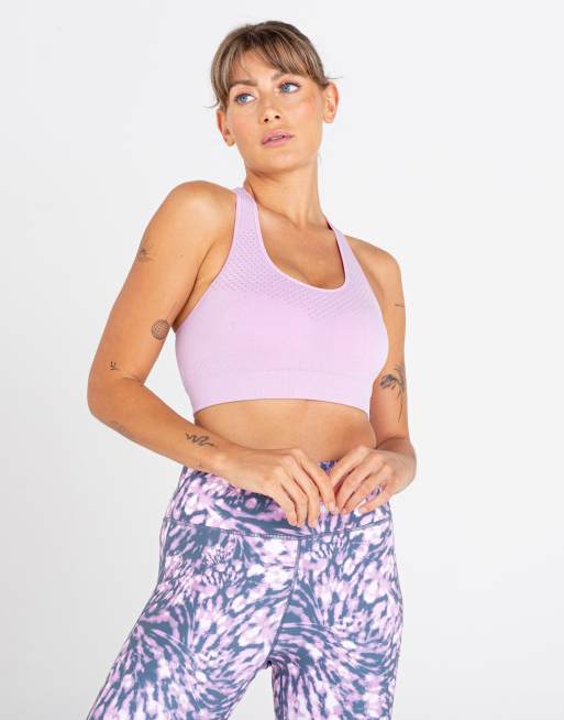 Dare 2b Dont sweat it bra in lupine lavender marl