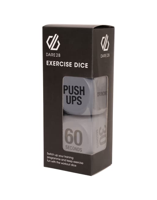 Dare 2b exercise dice in ebony grey