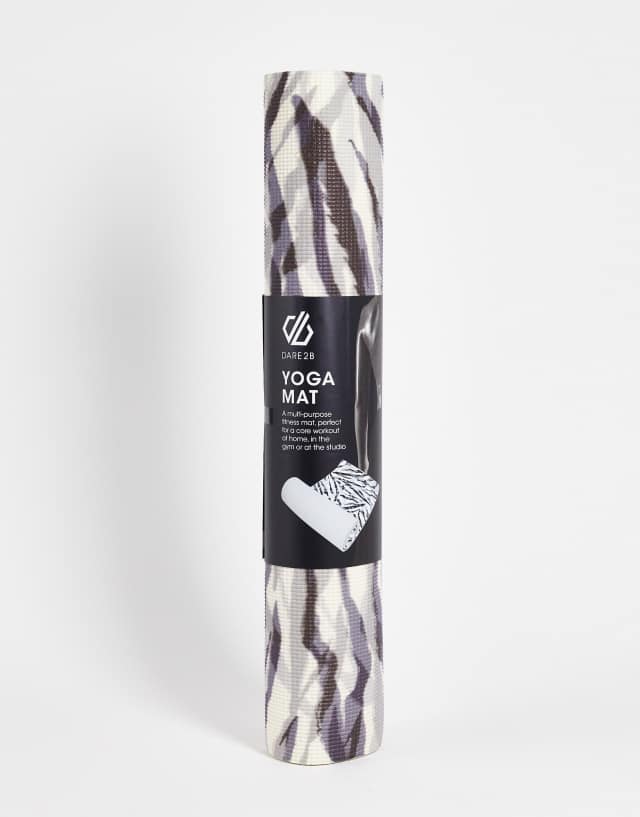 Dare 2b fitness yoga mat in zebra print