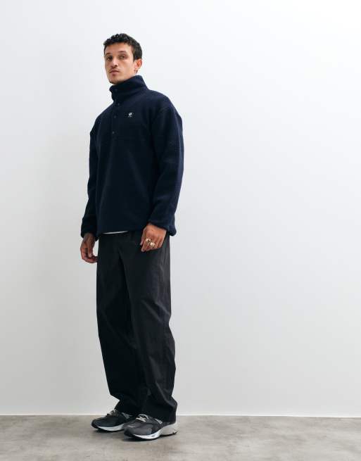 Dare 2b Fleece mit Doppelkante und Druckknopfverschluss in Marineblau, 3 von 5