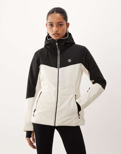Dare 2b Flurry iii waterproof insulated jacket in black egret - view 1