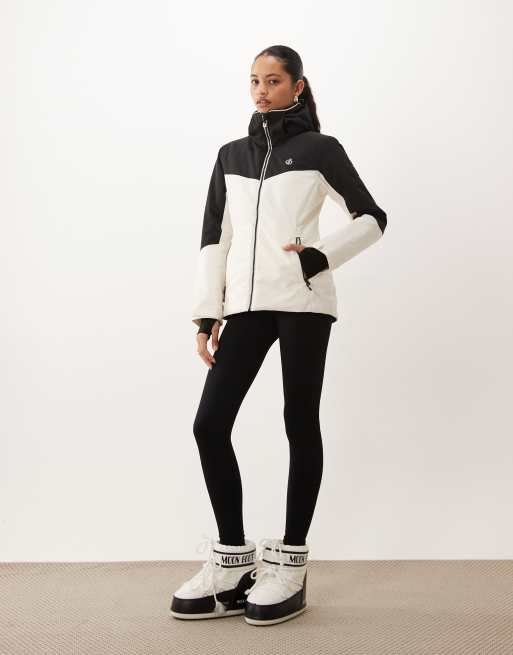 Dare 2b Flurry iii waterproof insulated jacket in black egret, 3 of 4