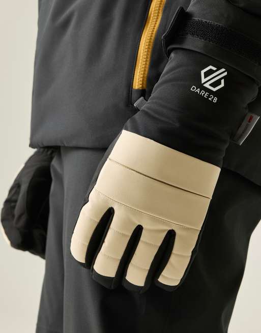 Dare 2b Freeride ii gloves in white pepper, 3 of 6