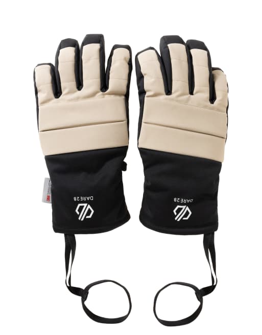 Dare 2b Freeride ii gloves in white pepper, 4 of 6