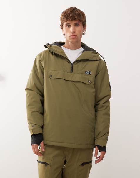 Dare 2b Freeride overhead waterproof jacket in green - view 1