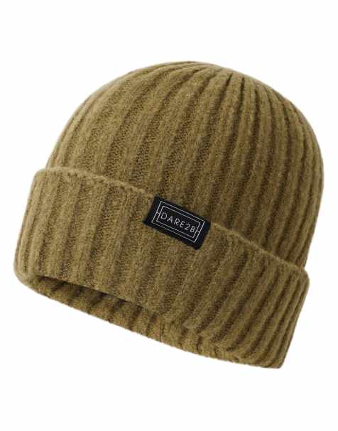 Dare 2b Freestyle fleece-lined beanie in martini olive - view 1