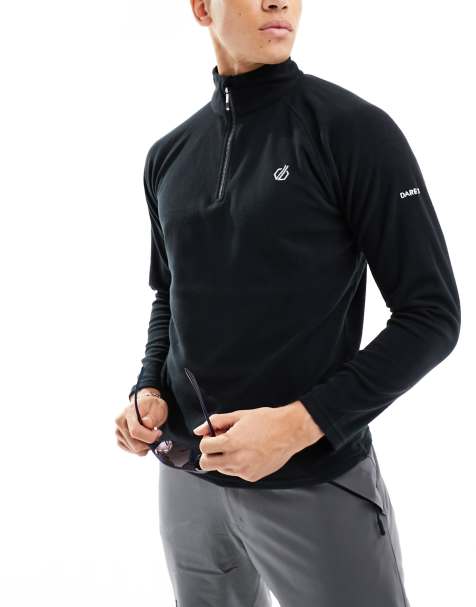 Dare 2b – Freethink II – Fleece-Oberteil für Herren in Schwarz mit halblangem Oberteil - view 1