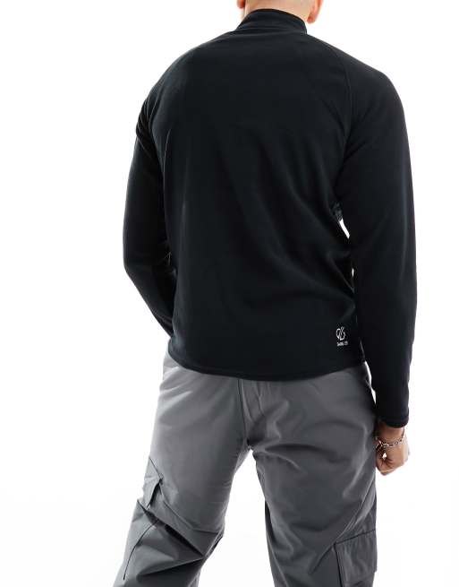 Dare 2b – Freethink II – Fleece-Oberteil für Herren in Schwarz mit halblangem Oberteil, 4 von 4