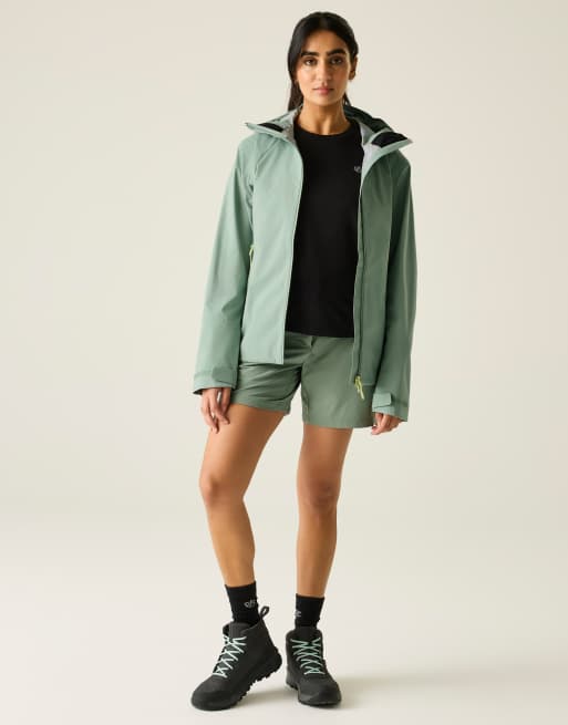 Dare 2b - Haik - Chaqueta verde glacial ligera impermeable de 3 capas, 3 de 4