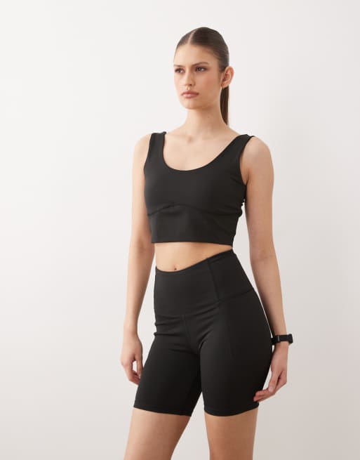 Dare 2b High waisted refresh shorts in black, 2 of 5