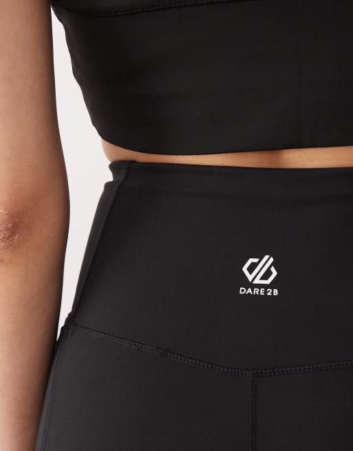 Dare 2b High waisted refresh shorts in black, 5 of 5